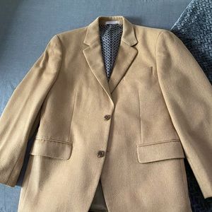 Michael Kors Macys Mens Camel Hair Sport Coat Blazer 38S Classic 2 Button